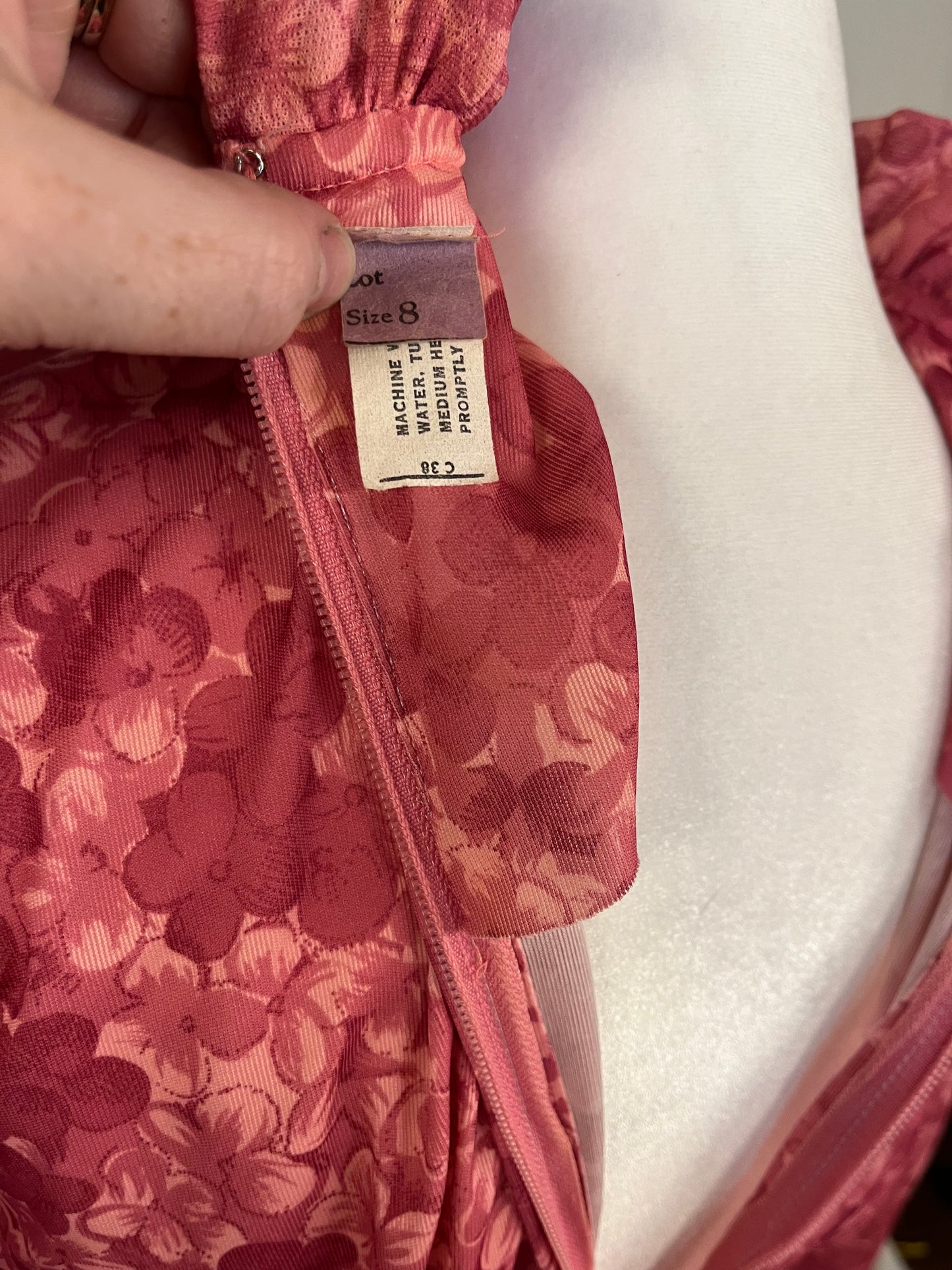 70’s Hydrangea Dress