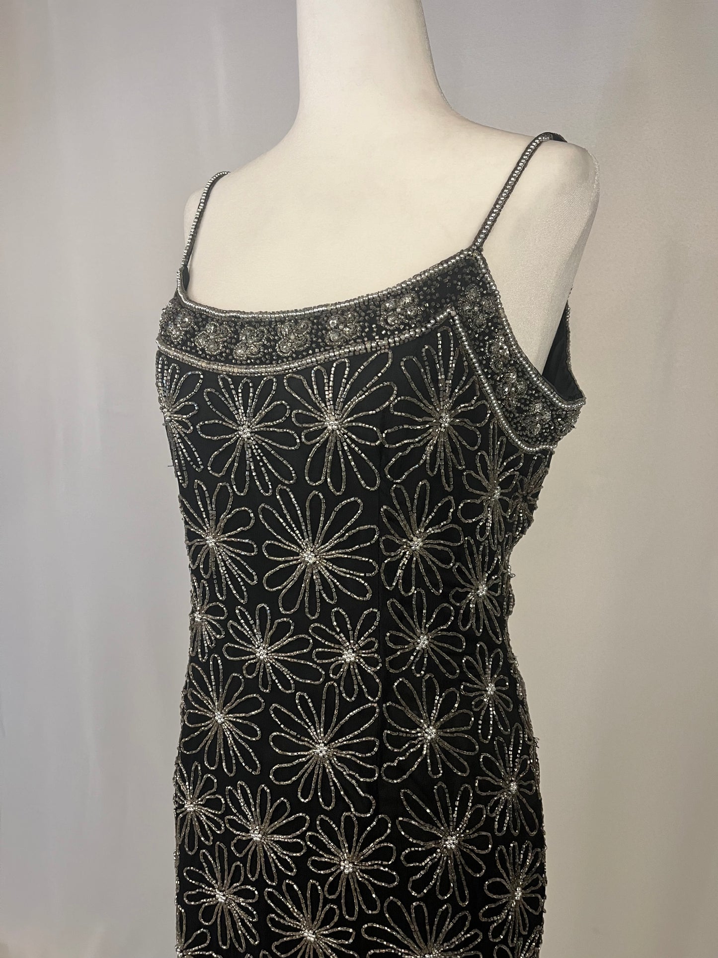 90’s Beaded Evening Gown