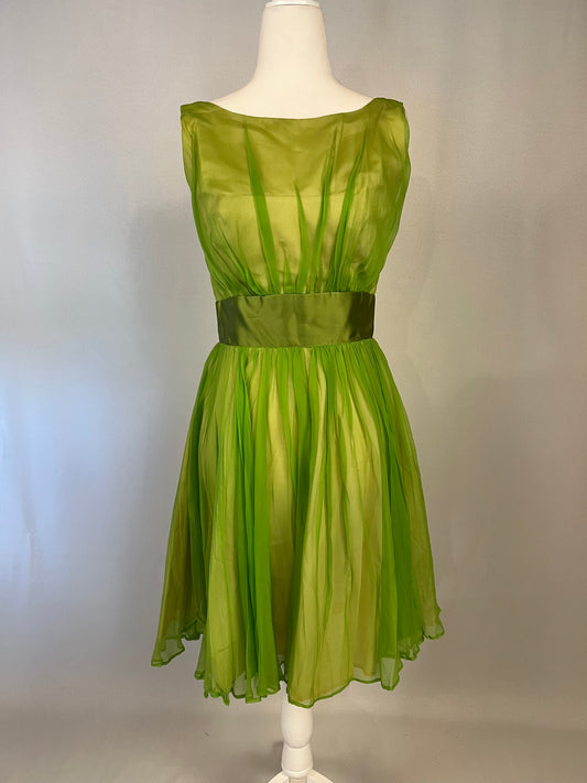 60’s Lime Party Dress